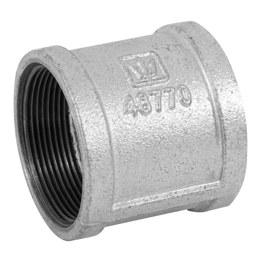 [48770] Cople reforzado de acero galvanizado de 2', FOSET CG-206