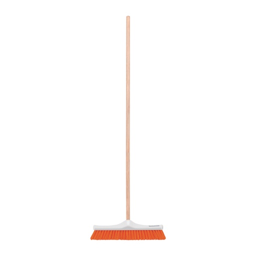 [57035] Cepillo para barrer cerda rígida de 40 cm, bastón de madera CEPI-40