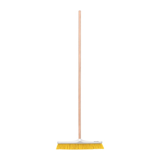 [57037] Cepillo para barrer cerda suave de 56 cm, bastón de madera CEPI-60