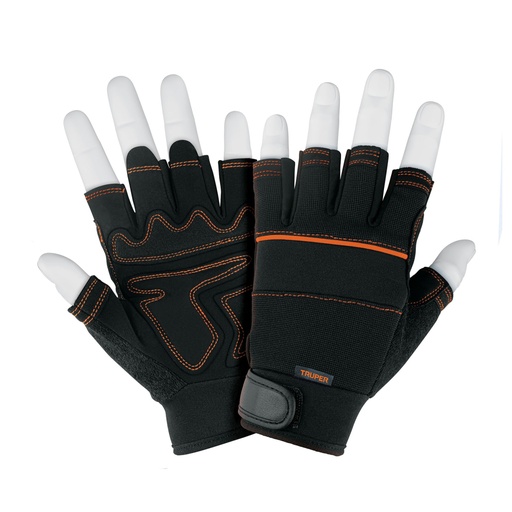 [13195] Guantes para mecánico cortos, unitalla, TRUPER GU-655
