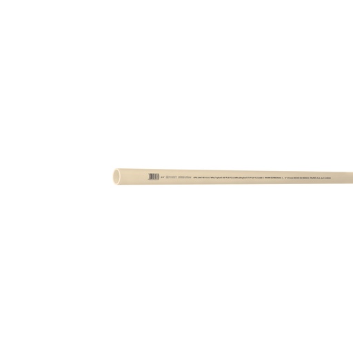[45043] Tubo de 3/4' CPVC hidráulico RD 13.5, 3m, 0.5kg, FOSET CPVC-002