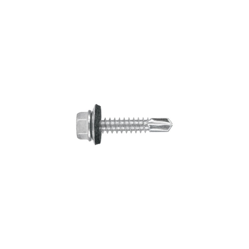 [44407] 50 pijas #14 x 1-1/4' hexagonal, punta broca con rondana PIBR-1-1/4R