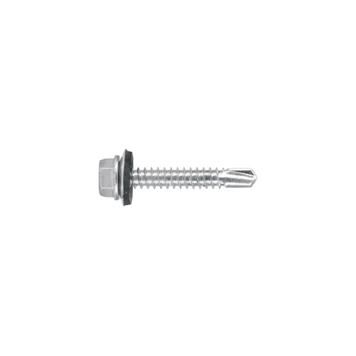 [44408] 50 pijas #14 x 1-1/2' hexagonal, punta broca con rondana PIBR-1-1/2R