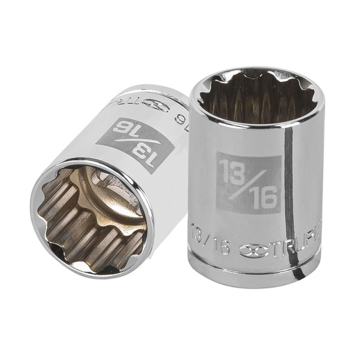 [13307] Dado de 13/16', 12 puntas, cuadro 1/2', TRUPER D-1226