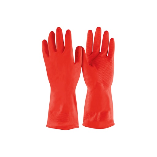 [29946] Guantes de látex para limpieza, rojos, ECH, PRETUL GU-345