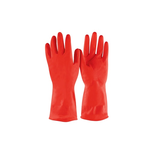 [29950] Guantes de látex para limpieza, rojos, EG, PRETUL GU-349