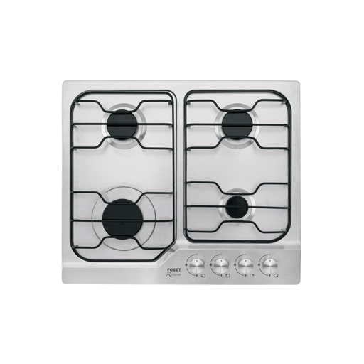[45508] Parrilla gas empotrable 60 cm, 4 quemadores, esmalte, FOSET PAE-4F