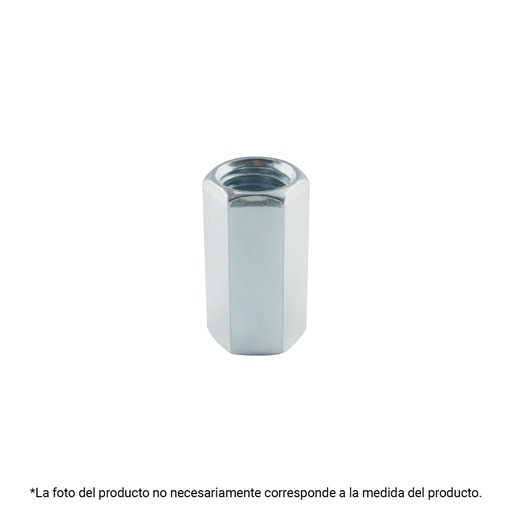 [40943] Bolsa con 5 tuercas cople, 1/4' acero galvanizado , FIERO TUEC-1/4