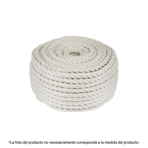 [45838] Piola de algodón de 8 mm, rollo, natural, 1 kg, FIERO PIO-81KA