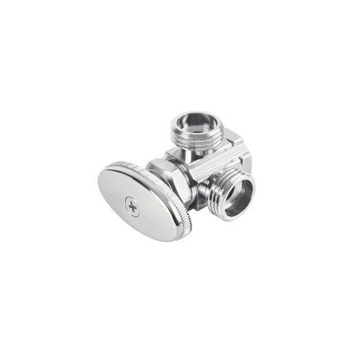 [47478] Llave ang. doble salida 1/2', multivuelta, roscable, FOSET ANG-12