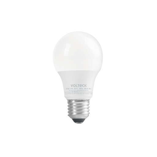 [49036] Foco LED 8W (60W) A19, con 3 tonos de luz, VOLTECK LED-603T