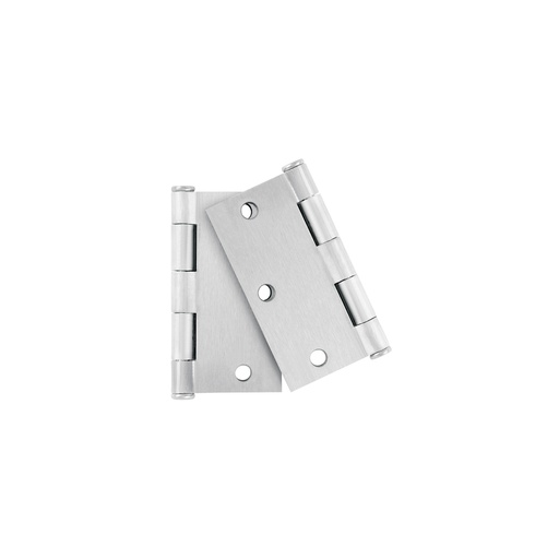 [49598] Bolsa 2 bisagras cuadradas 3-1/2' satinado, cabeza plana BC-353PB