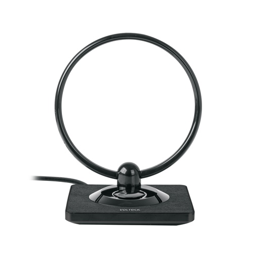 [49774] Antena interior para TV HD, tipo aro, 30 dB, VOLTECK ANIN-28