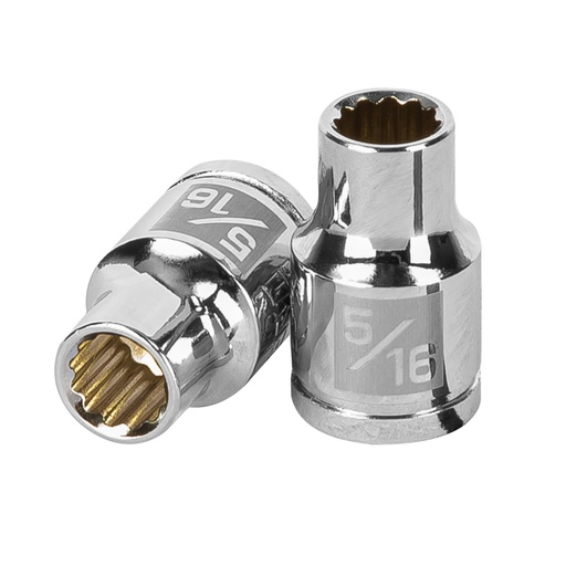 [13581] Dado de 5/16', 12 puntas, cuadro 3/8', TRUPER D-3810