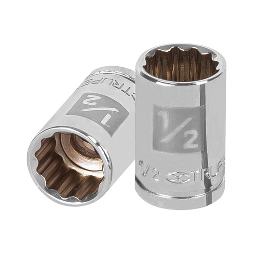 [13584] Dado de 1/2', 12 puntas, cuadro 3/8', TRUPER D-3816