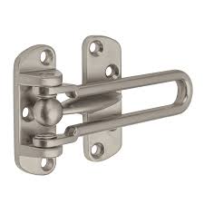 [43881] Pasador abatible para puerta, acabado níquel satín, HERMEX PAAB-4
