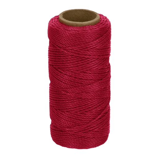 [14046] Carrete con 65 m de hilo para albañil rojo, TRUPER HIL-65R