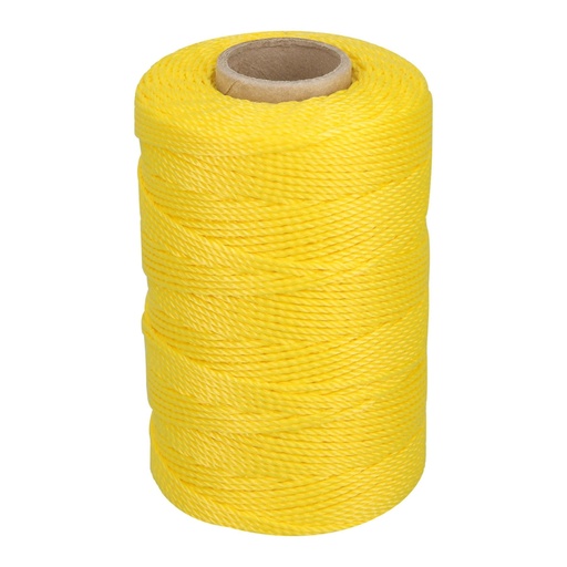 [14052] Carrete con 165 m de hilo para albañil amarillo, TRUPER HIL-165A
