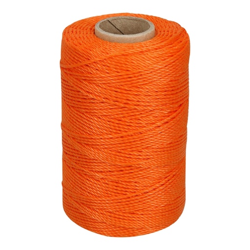 [14061] Carrete con 165 m de hilo para albañil naranja, TRUPER HIL-165N