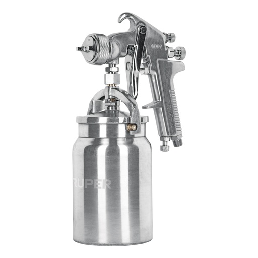 [14085] Pistola p/pintar succión HVHP vaso alum, 1.8mm, 3 vál TRUPER PIPI-320