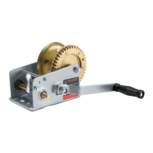 [14724] Malacate de manivela 910 kg sin cable, TRUPER MAW-91