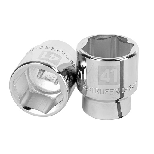 [14993] Dado de 41 mm, 6 puntas, cuadro 3/4', TRUPER D-3441-M