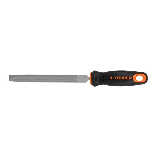 [15317] Lima media caña bastarda 6' con mango Comfort Grip, TRUPER LMCB-6T