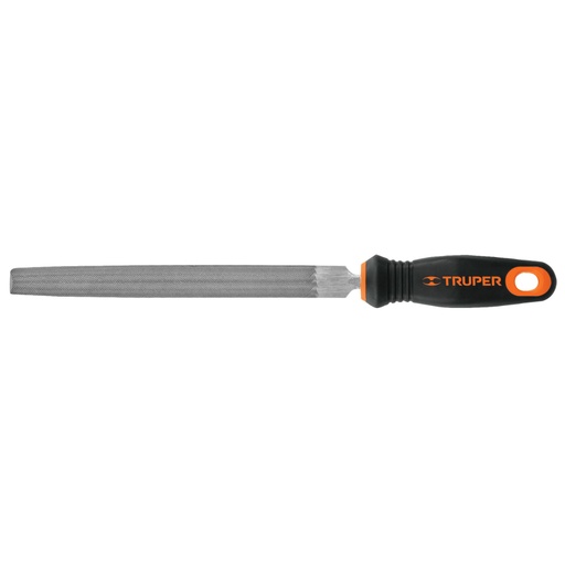 [15318] Lima media caña bastarda 8' con mango Comfort Grip, TRUPER LMCB-8T