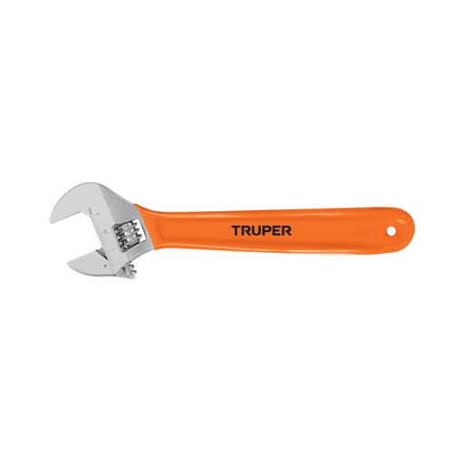[15511] Llave ajustable (perico) 10' cromada, TRUPER PET-10X