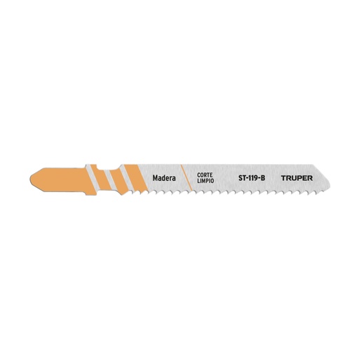 [18130] Blíster con 5 seguetas 12 DPP zanco 'T' corte recto triplay ST-119-B