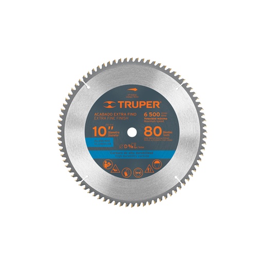 [18310] Disco sierra 10' para aluminio, 80 dientes centro 5/8' ST-1080A