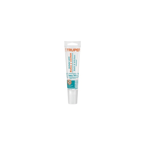 [18568] Sellador blanco para baños y cocinas, 85 g, TRUPER SIL-85BCB
