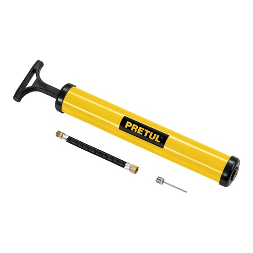 [21695] Mini bomba manual para inflar balones, 25 PSI, PRETUL BOM-BAP