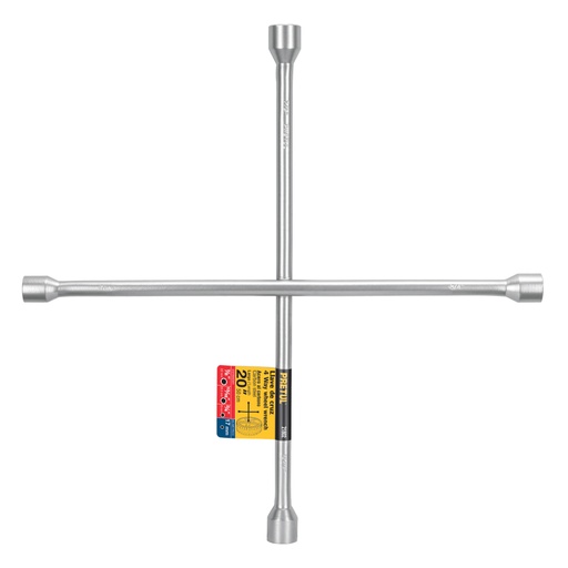[21802] Llave de cruz 20', acabado negro mate, PRETUL LLCR-20P
