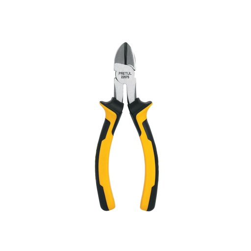 [22675] Pinza de corte diagonal 6' mango Comfort Grip, PRETUL PCD-6PX