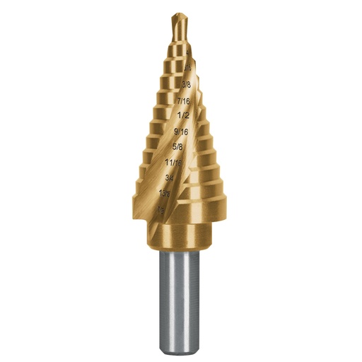 [101553] Broca escalonada titanio 12 escalones 3/16' a 7/8', EXPERT BES-12X