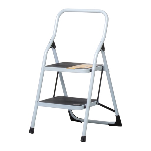 [24118] Escalera tubular, plegable, 2 peldaños, Pretul ESTU-2P