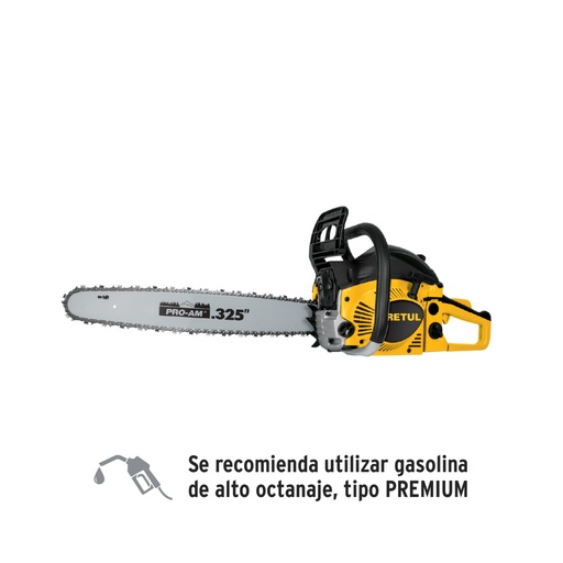 [26015] Motosierra de 45 cc a gasolina con barra de 20', PRETUL MOT-4520P