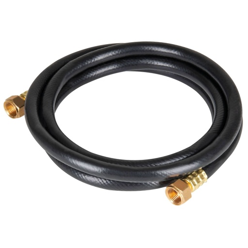 [40074] Manguera para gas, PVC negra, 3/8' flare,1 m, FOSET MGAN-10
