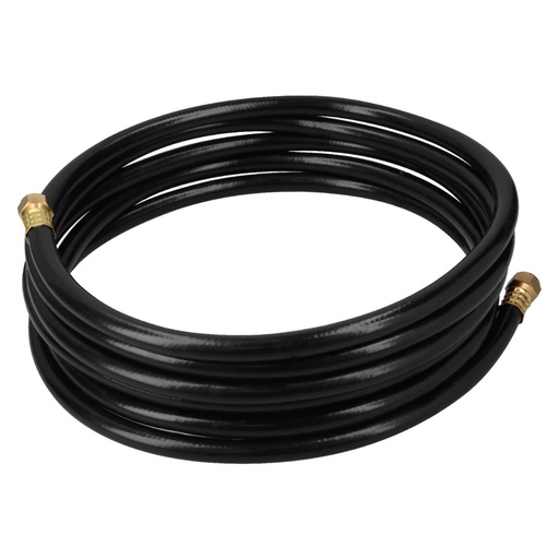 [40079] Manguera para gas, PVC negra, 3/8' flare, 5 m, FOSET MGAN-50