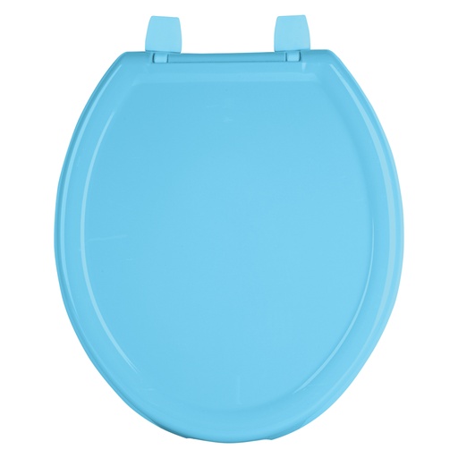 [40243] Asiento redondo ligero para WC, abierto, azul, BASIC AWC-35Z