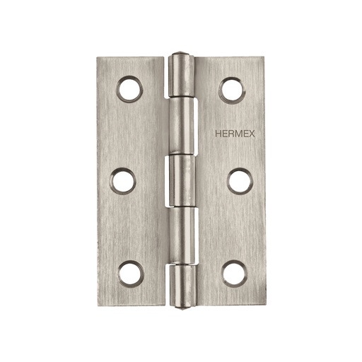 [43203] Bisagra rectangular 3 x 2', acero inoxidable, HERMEX BR-304