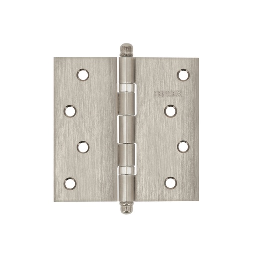 [43224] Bisagra cuadrada 4', acero inox, cabeza redonda, HERMEX BC-404R