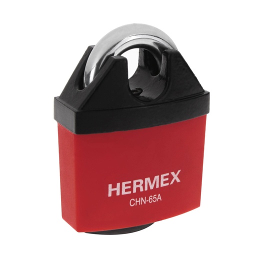 [43341] Candado de hierro 65 mm, gancho protegido, llave de disco CHN-65A