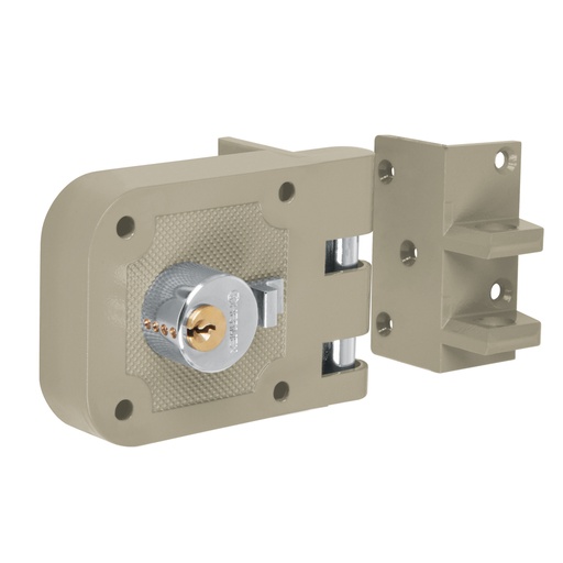 [43490] Cerradura sobreponer puerta corrediza, derecha instala-fácil CS-95D