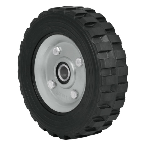 [45483] Rueda de hule sólido 7' para diablo, doble balero, PRETUL RD-72