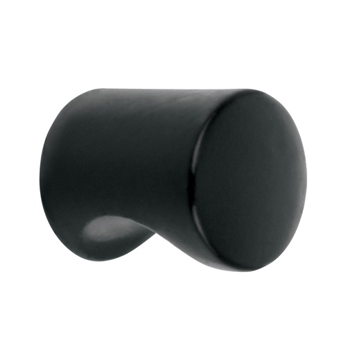 [45649] Perilla estilo 'Cilindro' acabado negro, HERMEX PER-036