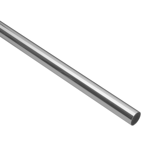 [45896] Tubo redondo para clóset, 3 m, aluminio, HERMEX TR-630