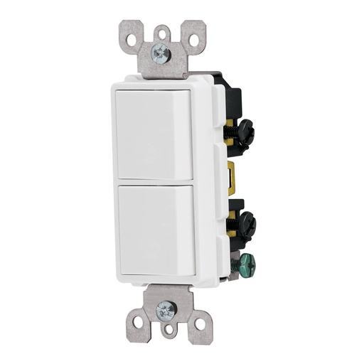 [46006] Interruptor dúplex, línea Classic, VOLTECK APDO-CL