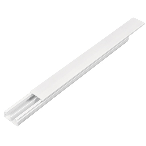 [46283] Canaleta de 2 vías 10 x 20 mm, con división, VOLTECK CAN-1020D